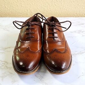 STACY Adams Dumbar Wingtip Oxford Shoes.